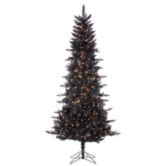 Martha Stewart 5ft Silver Tinsel Christmas Tree - Pre-Lit With Clear Lights