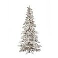 thumbnail image 1 of 7.5 ft. Pre Lit Clear Lights Heavy Flocked Layered Spruce, 1 of 6