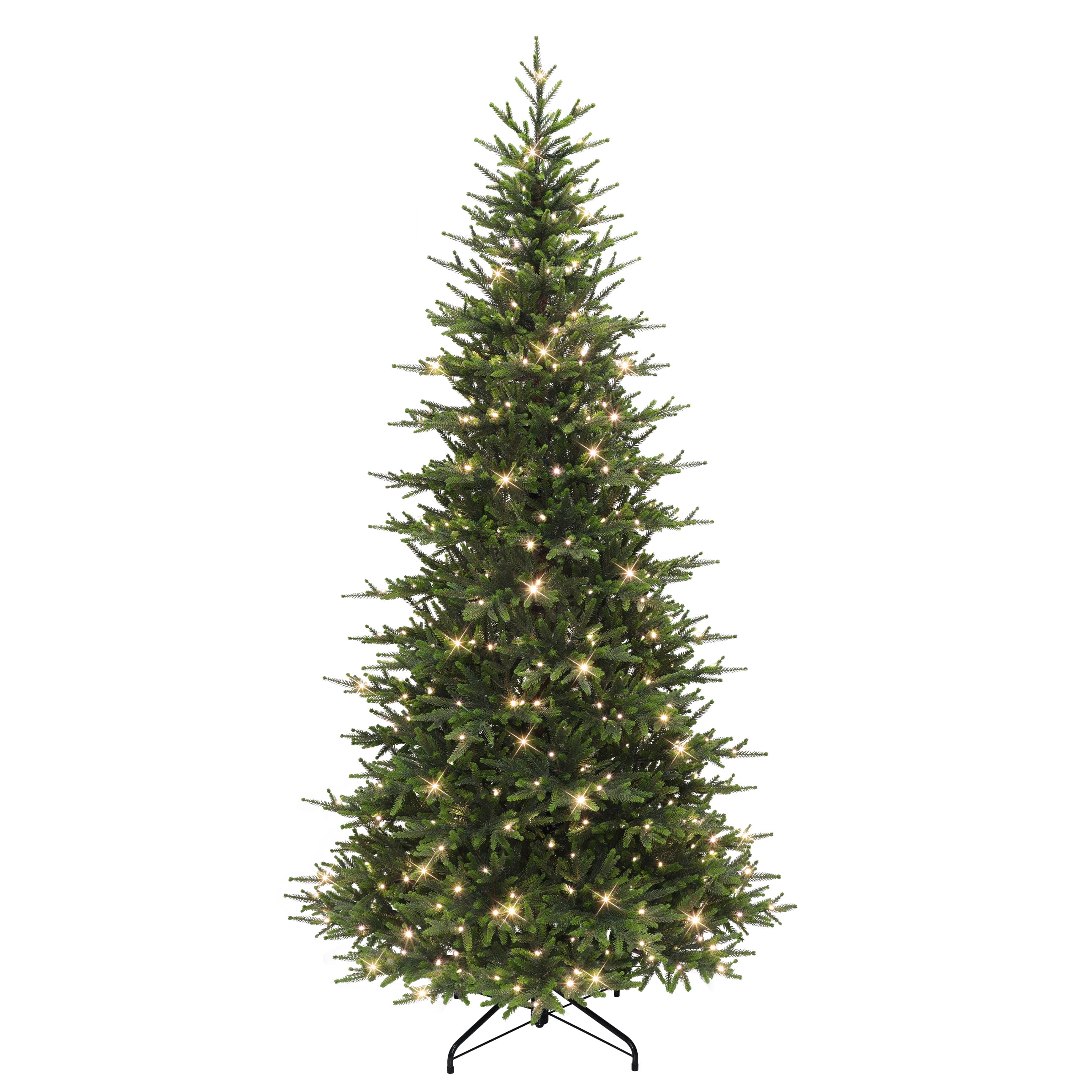 7.5 ft. PreLit Slim Calgary Fir Artificial Christmas Tree