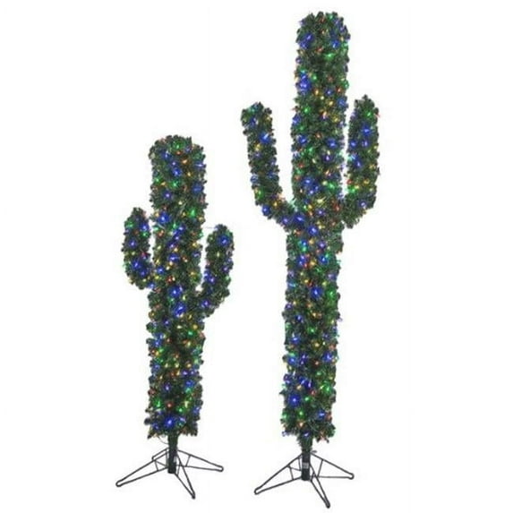 7.5 ft. Pvc Holiday Cactus Tree