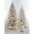 thumbnail image 1 of 7.5 ft. Snowy Polaris Tree with 3 mm Multi-Functional LED Lights, Green & White, 1 of 1