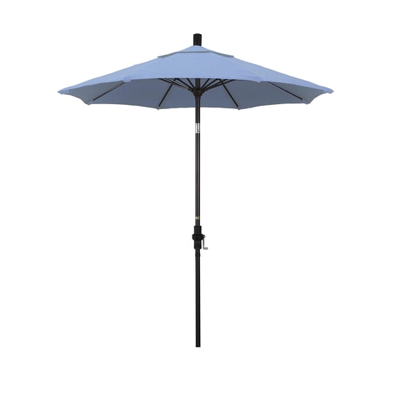 7.5 ft. Sunbrella Aluminum Collar Tilt Patio Umbrella