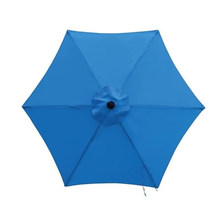 7.5 ft. Tiltable Blue Patio Umbrella