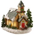 thumbnail image 1 of 7.5 in. Lighted Holiday Home, 1 of 4
