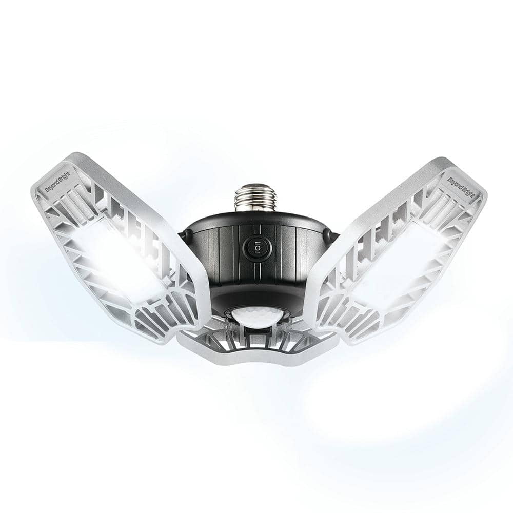 7.5 in. x 4.25 in. 6000 Lumens Single Pole Occupancy LED Flush Mount ...