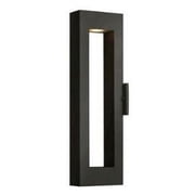 7.5 inch 2 Light Large Outdoor Wall Lantern-Satin Black Finish-Integrated Led Lamp Base Type Bailey Street Home 81-Bel-2986553