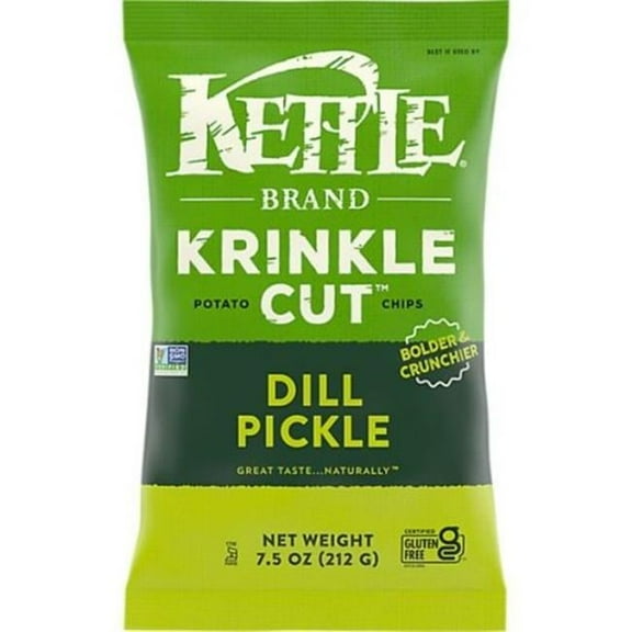 7.5 oz Dill Pickle Potato Chips - Pack of 12