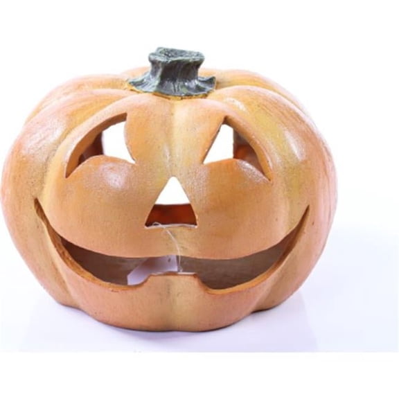 7.5 x 10.5 in. Lite Orange Luminary Jack O Lantern Halloween