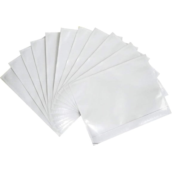 7.5" x 5.5" Clear Self-Adhesive Top Loading Packing List/Shipping Label Envelopes Pouches (800 Pack)