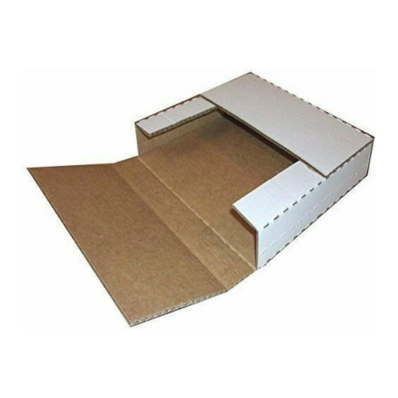 7.5" x 7.5" Vinyl Record Mailers 200 Variable Depth 45 RPM Record Mailer Boxes Bookfolds Box