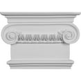 thumbnail image 1 of 7.5 x 8.5 x 2.5 in. Classic Ionic Large Onlay Capital Fits Pilasters Up to 5.25 x 1.13 in., 1 of 1