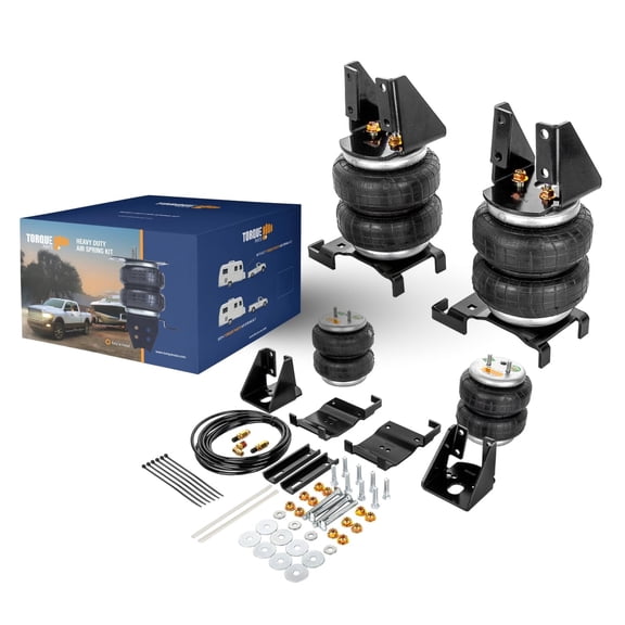 TORQUE Air Suspension Bags Kit with Internal Jounce Bumper for 2000-2006 Toyota Tundra 2WD 4WD Rear Helper Bag Spring Towing, Up to 7,500 lbs Load Capacity (TR75245)
