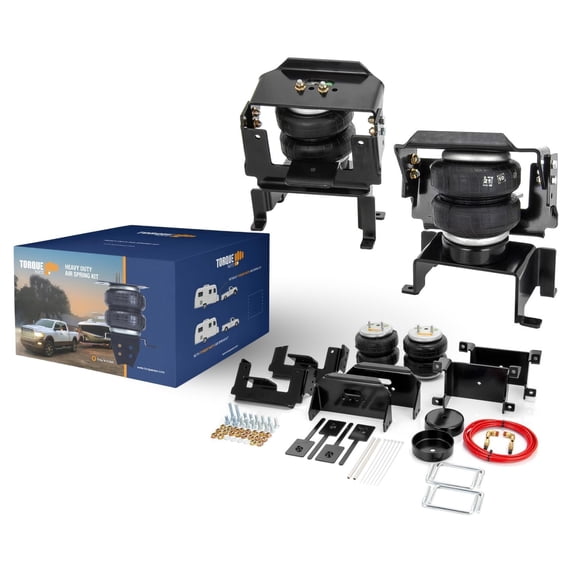 TORQUE Air Suspension Bags Kit with Internal Jounce Bumper for 2015-2025 Ford F150 2WD 4WD F-150 Rear Helper Bag Spring Towing, Up to 7,500 lbs Load Capacity (TR75582)