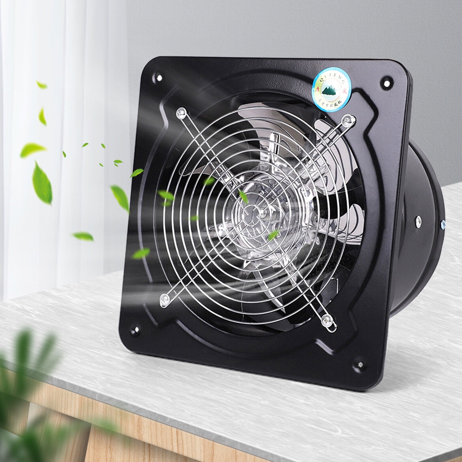 7" 50W Super Quite Wall Exhaust Fan Bathroom Kitchen Garage Ventilation Vent Industrial ...