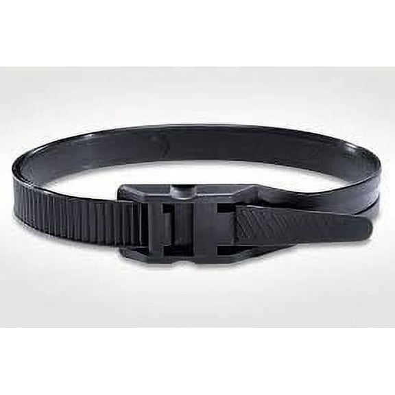 7" 50lb Black Low Profile/In-Line Cable Ties 100/bag Part #LP7-50-0C