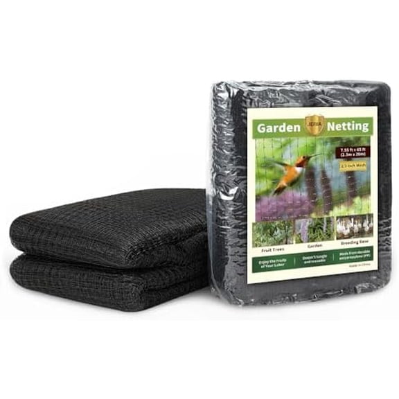 7.55FTx65FT Garden Netting for Fruit Trees Plants Strawberry Blueberry Bush Protection Anti Birds, Deers, Squirrels and Other Animals$$Garden & Patio