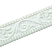 7.55Ft x 2.3 inch Molding Trim Peel and Stick Wallpaper Border Self-Adhesive Flexible 3D Wall Edging Lines XPE Foam Baseboard Crown Ceiling Molding for Home Hotel Mirror Decoration