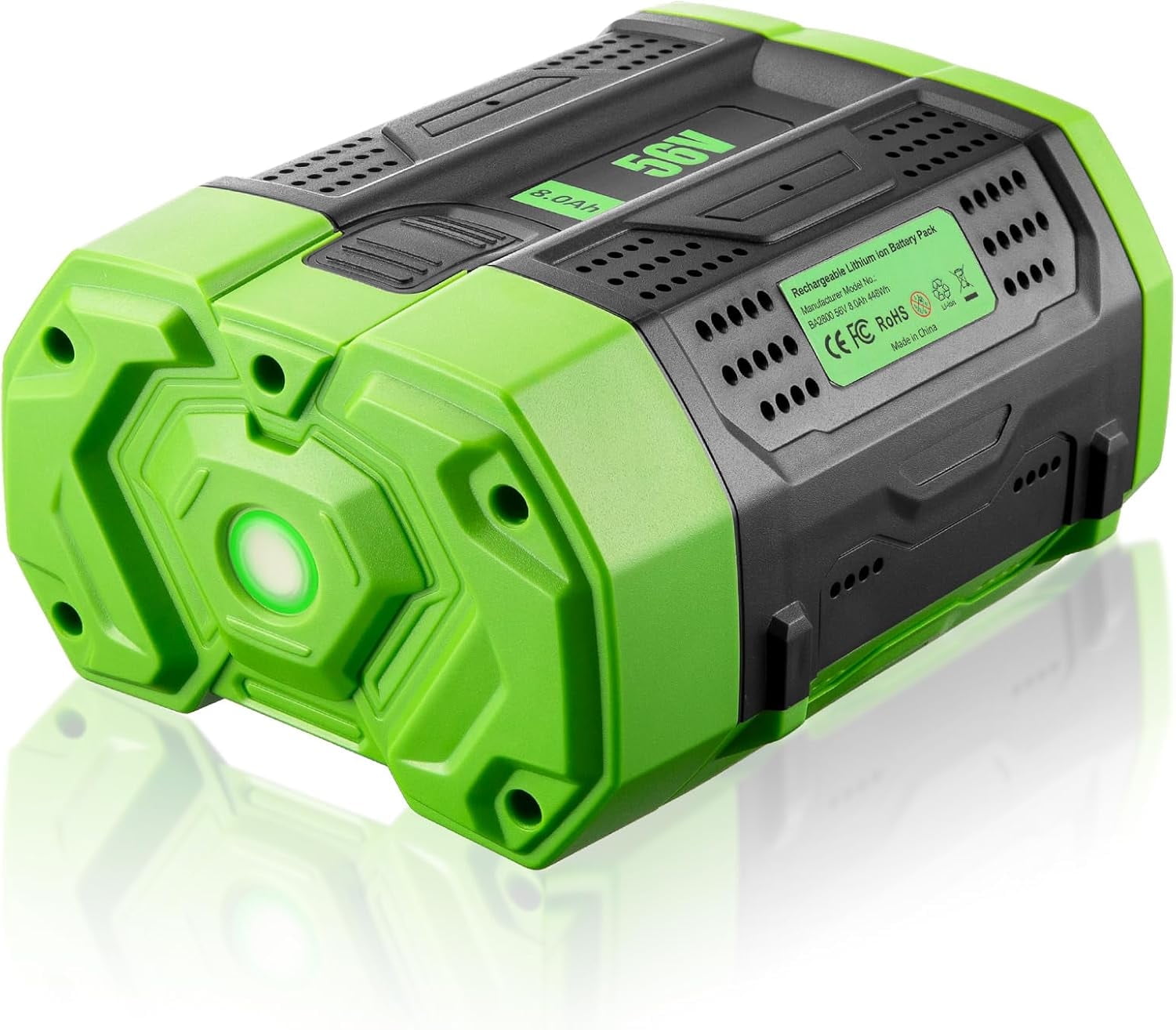 7.5Ah Replacement for EGO 56V Battery, Compatible with EGO BA2800 BA4200 BA1400 Lithium-Ion Battery Compatible with EGO 56V Power Tools Lawn Mower, Leaf Blower, Chainsaw