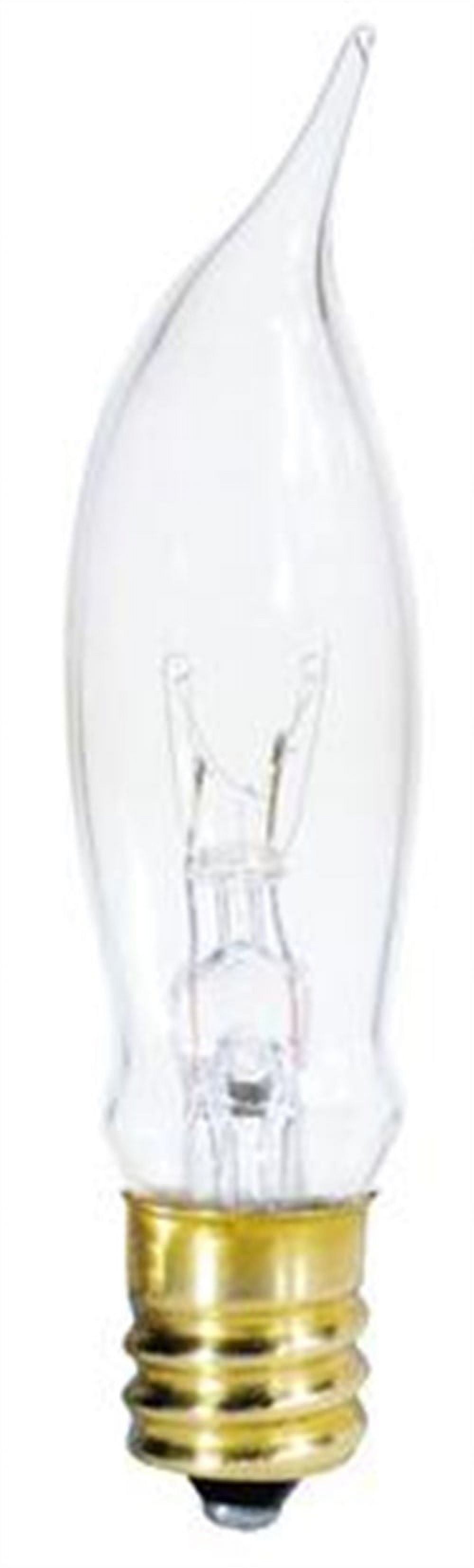 Clear Dimmable Candelabra Base Light Bulb