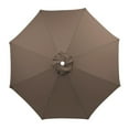 thumbnail image 1 of 7.5FT 8 Rib Patio Umbrella Canopy UV Resistant - Brown, 1 of 10