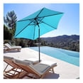 thumbnail image 1 of 7.5FT Patio Umbrella, Outdoor Table Umbrella, Umbrella with Push Button Tilt and Crank for Garden, Lawn, Deck, Backyard & Pool, 1 of 6