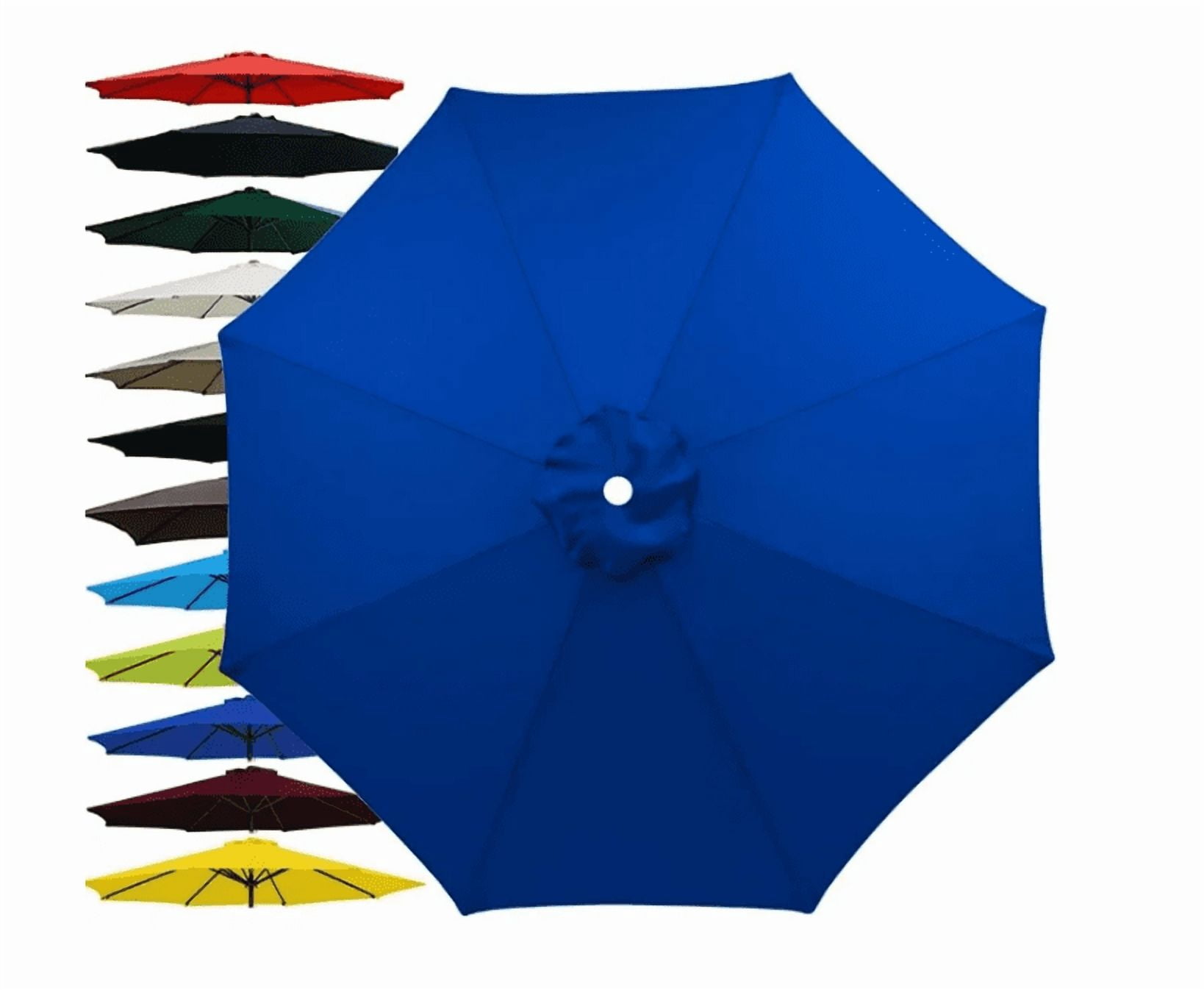 7.5 ft patio umbrella replacement canopy 6 ribs TheLAShop 9 6-Rib Formosa Covers has the perfect replacement top for umbrella frames available in a variety of sizes and colors. 6.4Ft Patio Umbrella Replacement Canopy,