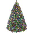 thumbnail image 1 of 7.5FT Pre-Lit Artificial Christmas Tree with 500 RGBW Color Changing Lights, 9 Modes, 1,450 Tips & Metal Stand - Perfect for Home, Parties & Holiday Decor, 1 of 8
