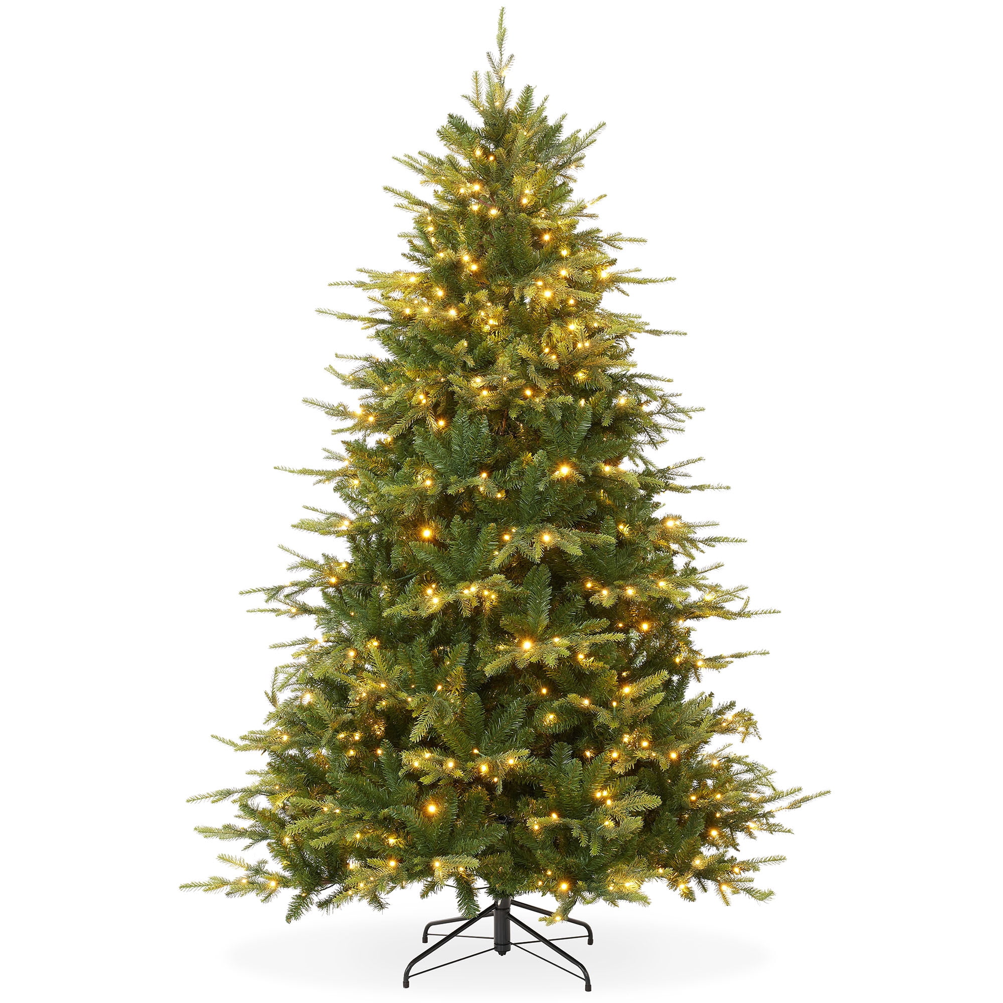 Casafield 7.5FT Pre-Lit Aspen Fir Artificial Christmas Tree with Stand ...