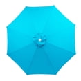 thumbnail image 1 of 7.5FT Replacement Umbrella Canopy, Patio Umbrella Replacement Canopy Only for 6 Ribs, Outdoor Table Market Yard Umbrella Replacement Top Cover - Sky Blue, 1 of 10