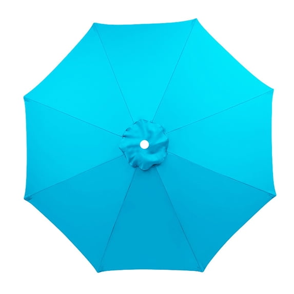 7.5FT Replacement Umbrella Canopy, Patio Umbrella Replacement Canopy Only for 6 Ribs, Outdoor Table Market Yard Umbrella Replacement Top Cover - Sky Blue