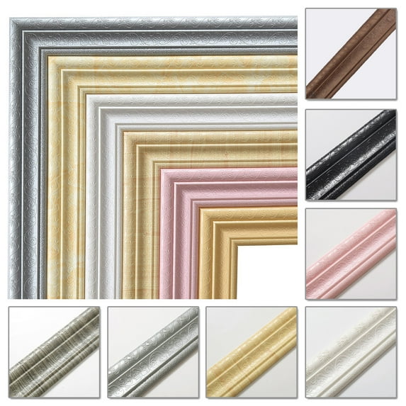 7.5Ft Waist Line Skirting Line Three-Dimensional Wall Sticker 3D Foam Edge Border