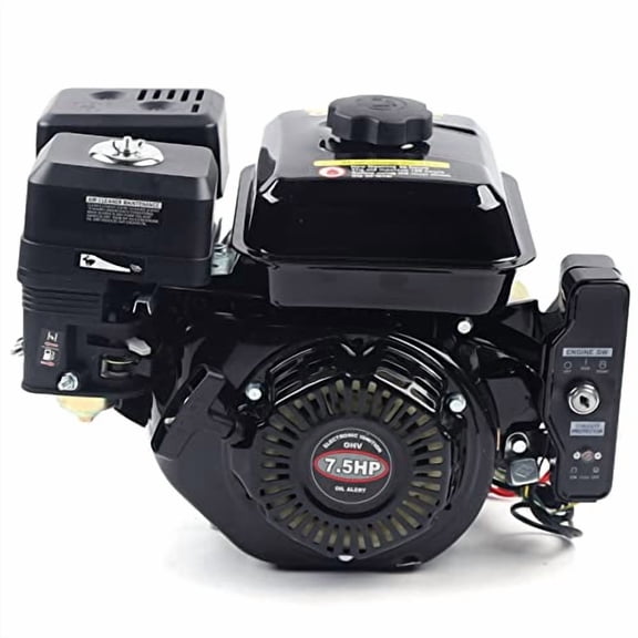 7.5HP 4 Stroke Gas Engine, 212CC Gas Motor Engine, Go Kart Motor Engine, Electric Start Horizontal Engine for Compressor Scarifier Lawnmower Pump Generator Flail $$Tools