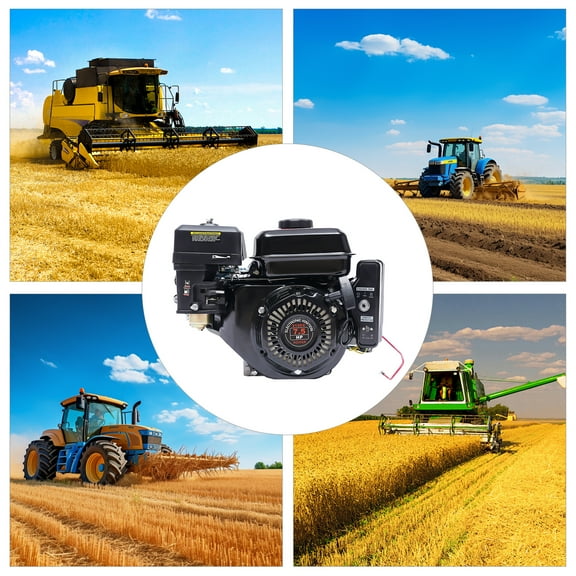 7.5HP 4-Stroke Gasoline Engine with Electric Start - High Power, Low Noise, and Efficient Cooling for Various Applications
