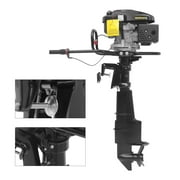 4.6HP 4 Stroke Outboard Motor Fishing Boat Engine Water Cooling System 196CC