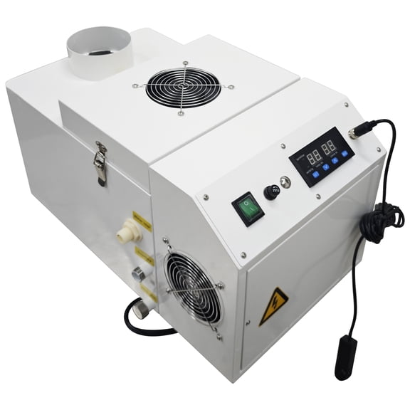 7.5KG/H Ultrasonic Industrial Humidifier Cooler Sprayer 1 Mist Outlets 110V