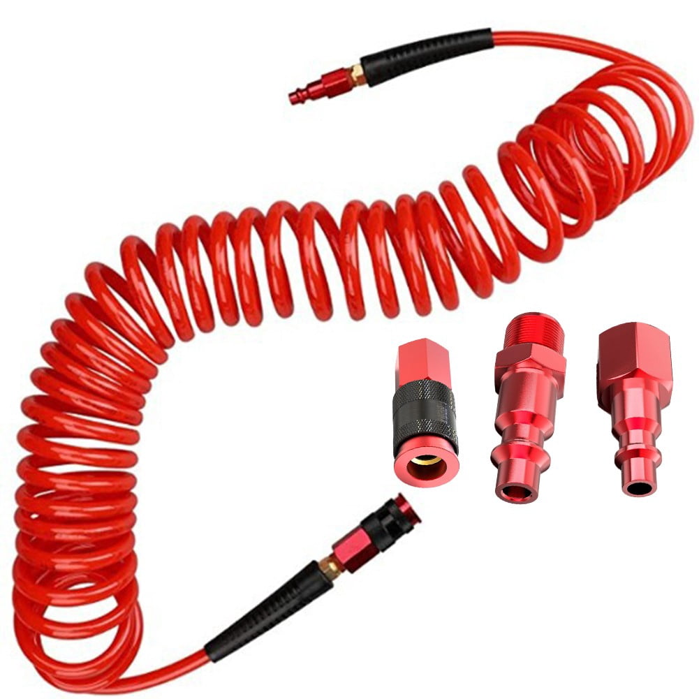 7.5M Air Hose Kit With 1/4Inch Industrial Quick Coupler And I/M ...