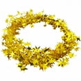 thumbnail image 1 of 7.5M Tinsel Wire Stars Christmas Tree Pendant Wire Five-Pointed Star Glitter Pull Flower Zipper Leaf Garland Decoration For Home, 1 of 7