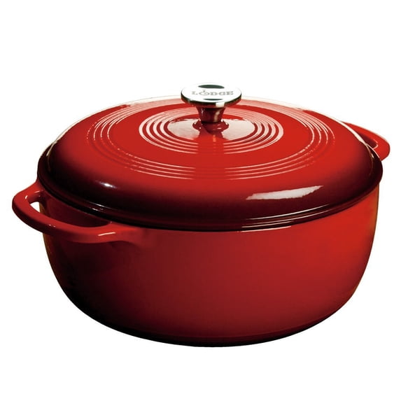 Lodge 7.5QT RED Dutch Oven EC7D43 — Residential Use, Standard Application