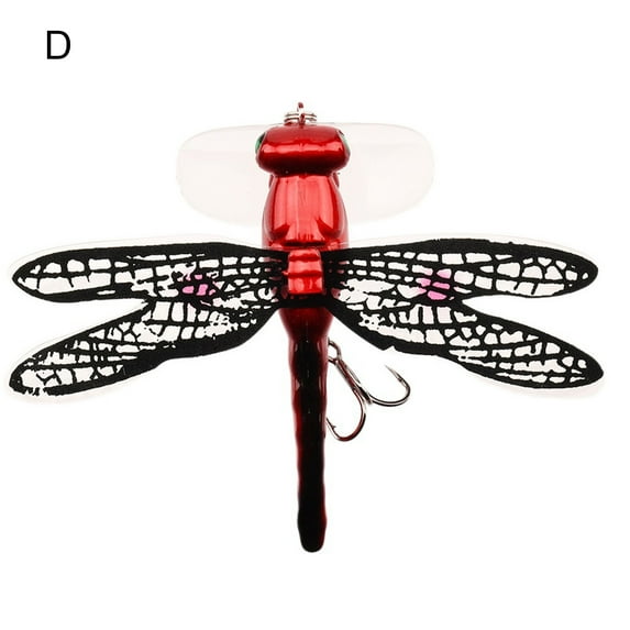 7.5cm/6.2g Dragonfly Artificial Fishing Lure Water Surface Fly Crawling Bionic Bait for Angling