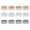7.5cm New Classic Vintage Woven 11 Tooth Hair Comb Disc Hair Fork Comb