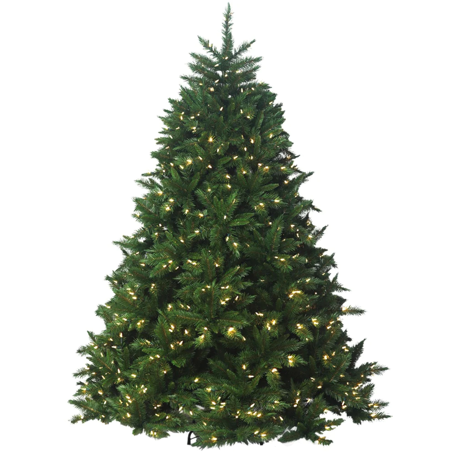 7.5ft Christmas Tree Brunswick Spruce Color+Clear LED HOLIDAY TREE
