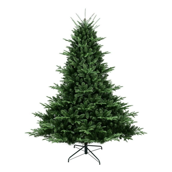 7.5ft Christmas Tree PE PVC Mixed Hinged Automatic Xmas Decoration Tree Artificial Christmas Tree