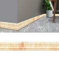 thumbnail image 1 of 7.5ft Flexible Molding Trim 3D Wall Edging Strip Self Adhesive, Crown Molding Ceiling Molding Peel off & Stick, Baseboard Foam Wall Trim Wallpaper Border for Mirror Edge Home Decor(Orange), 1 of 4