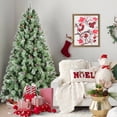 thumbnail image 1 of 7.5ft Pine Christmas Tree, Premium Frosted Xmas Trees for Holiday Decoration Mayhihi, 1 of 8