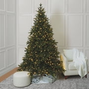 7.5ft. Pre-Lit Barrington Fir Artificial Christmas Tree, Quick Set LumaDazzle Color Changing Twinkle LED Lights by Ashland