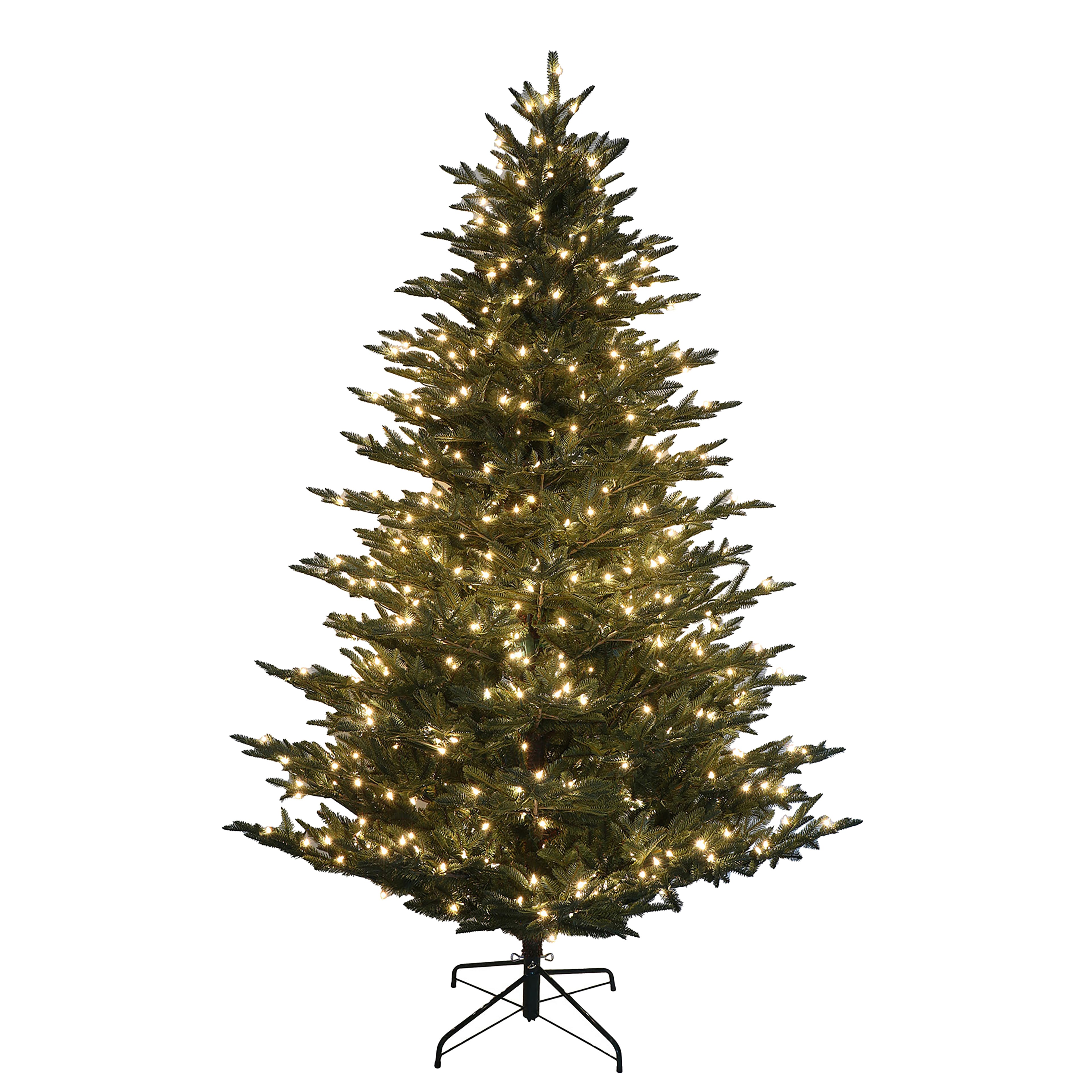 7.5ft. PreLit Fraser Fir Artificial Christmas Tree, Clear Lights by