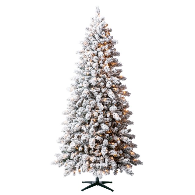 7.5ft. PreLit Vermont Pine Artificial Christmas Tree, Clear Lights by