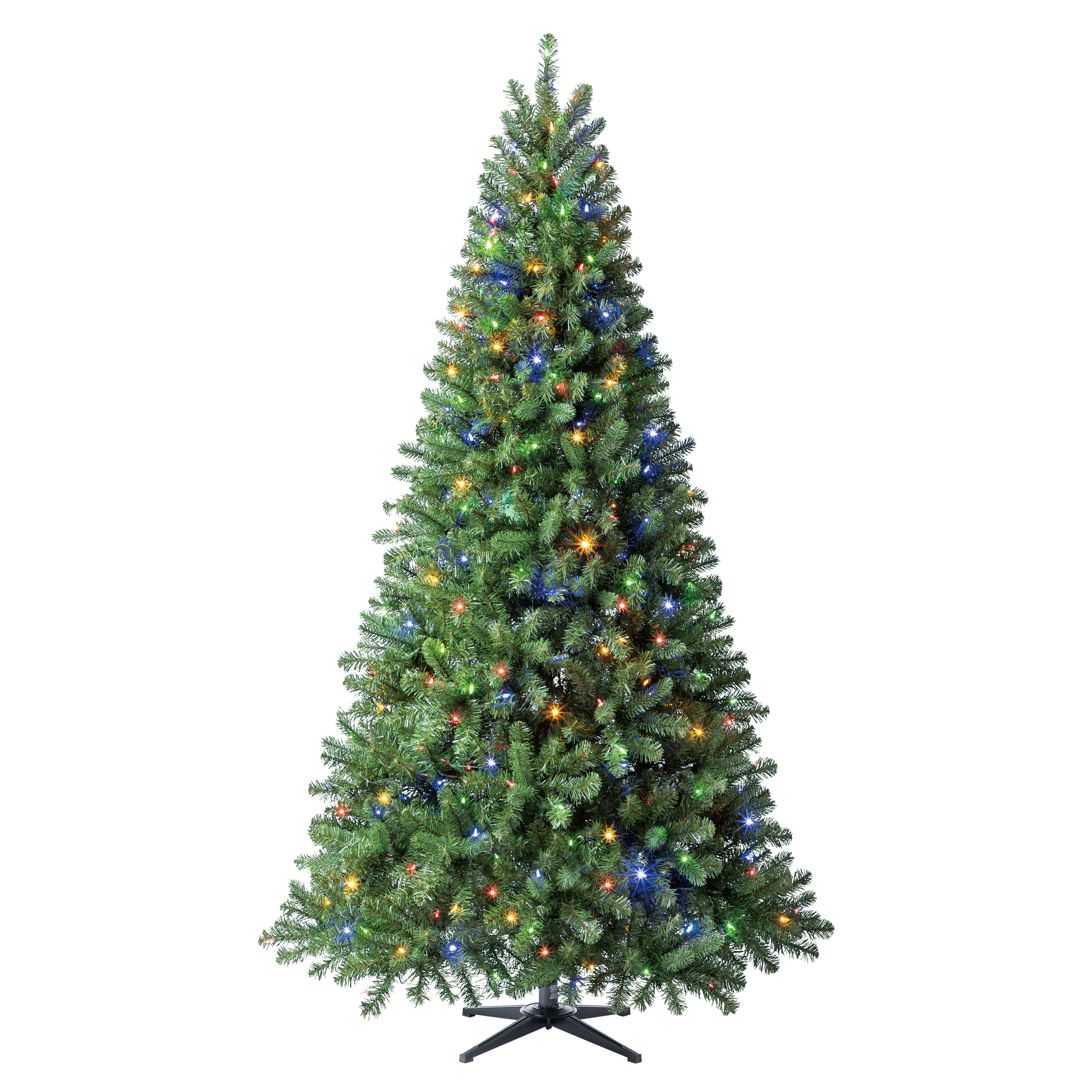 7.5ft. PreLit Whistler Pine Artificial Christmas Tree, Color Changing