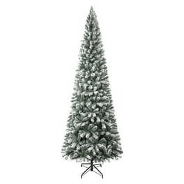 Neiman Marcus 7.5' White Iridescent Christmas Tree with LED Lights