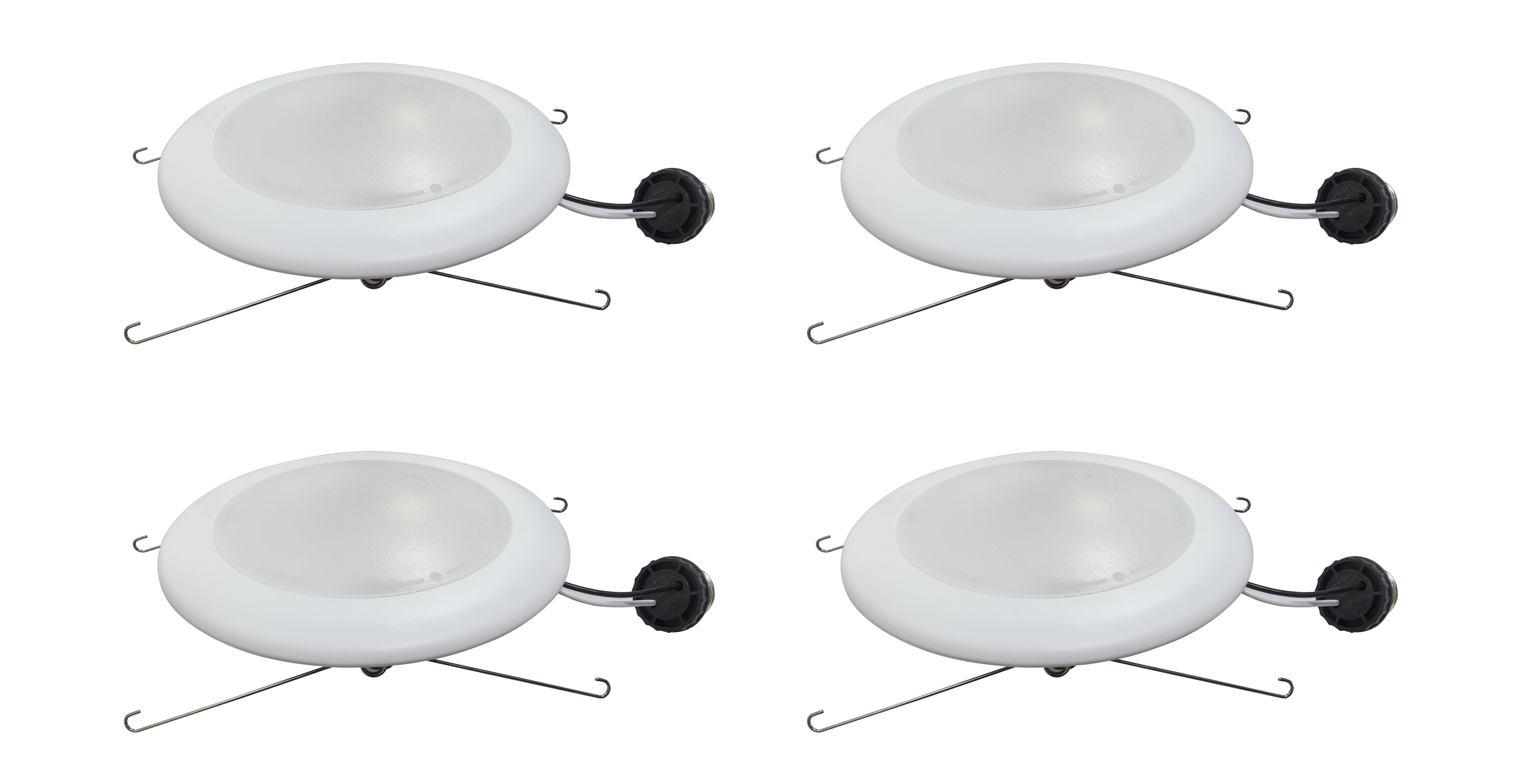 7.5-Inch White Aluminum LED Recessed Lighting Kit